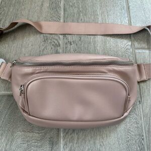 Kibou Vegan Leather Belt Bag with Accessories Blush Color